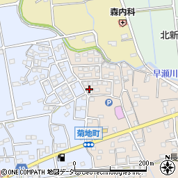 群馬県高崎市南新波町171周辺の地図