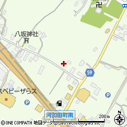 茨城県水戸市河和田町498-1周辺の地図