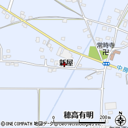 長野県安曇野市穂高有明新屋1617周辺の地図