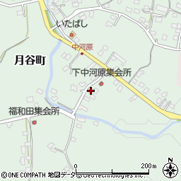 栃木県足利市月谷町68周辺の地図