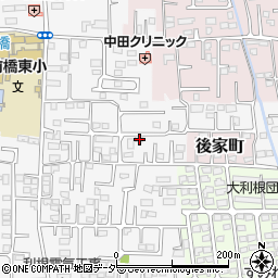 群馬県前橋市箱田町1068周辺の地図