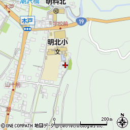 長野県安曇野市明科東川手潮813周辺の地図
