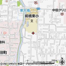 群馬県前橋市箱田町1425周辺の地図