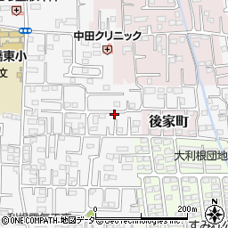 群馬県前橋市箱田町1061周辺の地図