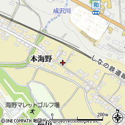 長野県東御市本海野184周辺の地図