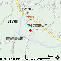 栃木県足利市月谷町67周辺の地図