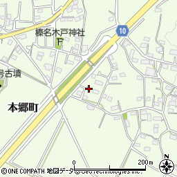 群馬県高崎市本郷町653周辺の地図