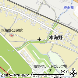 長野県東御市本海野245周辺の地図