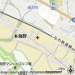 長野県東御市本海野186-4周辺の地図