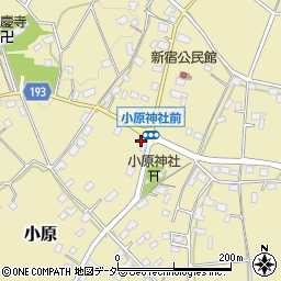 茨城県笠間市小原2236周辺の地図