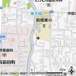 群馬県前橋市箱田町1435周辺の地図