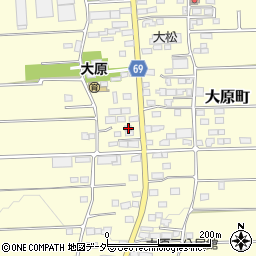 群馬県太田市大原町1332周辺の地図
