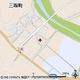 石川県白山市三坂町チ周辺の地図