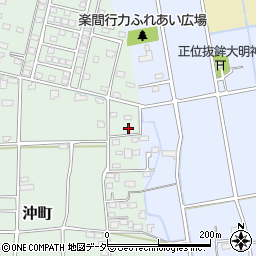 群馬県高崎市沖町437周辺の地図