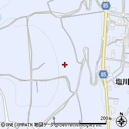 長野県安曇野市明科七貴塩川原周辺の地図