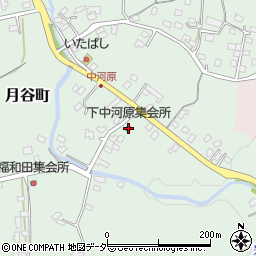 栃木県足利市月谷町51周辺の地図