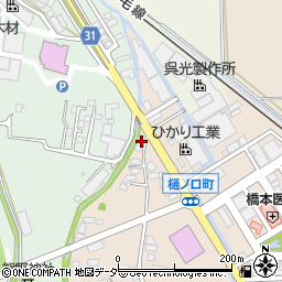 栃木県栃木市樋ノ口町558周辺の地図