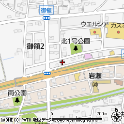 水戸信用金庫岩瀬支店周辺の地図