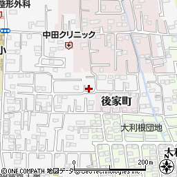 群馬県前橋市箱田町980周辺の地図