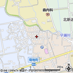 群馬県高崎市南新波町167周辺の地図