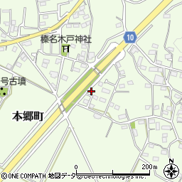 群馬県高崎市本郷町648-4周辺の地図