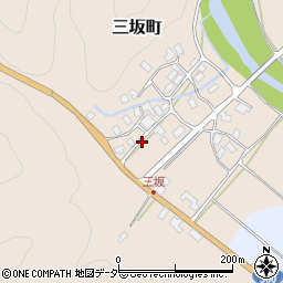 石川県白山市三坂町リ周辺の地図