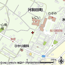 茨城県水戸市河和田町151-1周辺の地図