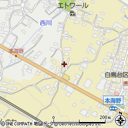 長野県東御市本海野1421-1周辺の地図