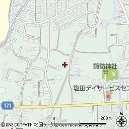 長野県上田市中野321周辺の地図