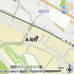 長野県東御市本海野174周辺の地図