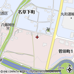 栃木県足利市菅田町605周辺の地図