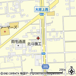 群馬県太田市大原町1317周辺の地図