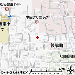 群馬県前橋市箱田町1058周辺の地図