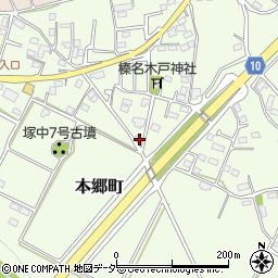 群馬県高崎市本郷町815周辺の地図