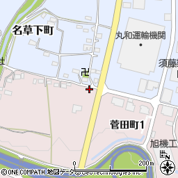 栃木県足利市菅田町612周辺の地図