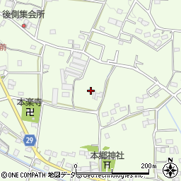 群馬県高崎市本郷町1210周辺の地図