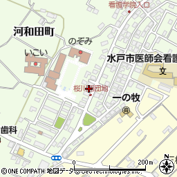 茨城県水戸市河和田町119周辺の地図