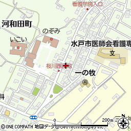 茨城県水戸市河和田町56-39周辺の地図