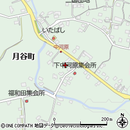 栃木県足利市月谷町53周辺の地図