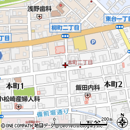 京屋洋品店周辺の地図