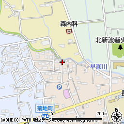 群馬県高崎市南新波町158周辺の地図