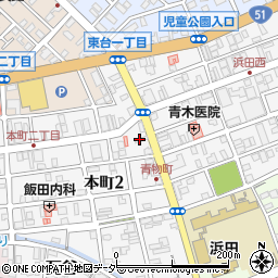 日本経済新聞水戸東部専売所周辺の地図