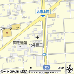 群馬県太田市大原町1317-6周辺の地図