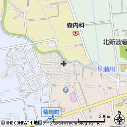 群馬県高崎市南新波町159周辺の地図