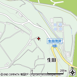 長野県上田市生田2724-1周辺の地図