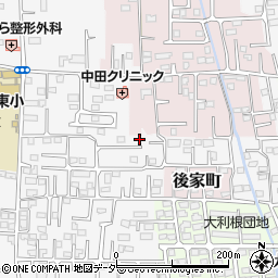 群馬県前橋市箱田町1058-29周辺の地図