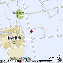 長野県安曇野市穂高有明古厩6602-1周辺の地図