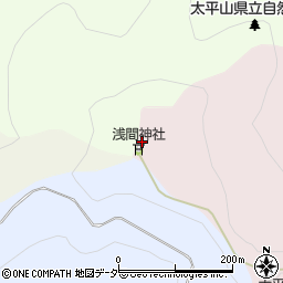 大平山周辺の地図