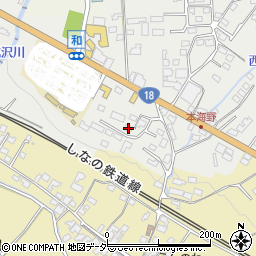 長野県東御市和1522-2周辺の地図