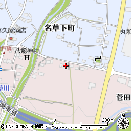 栃木県足利市菅田町264周辺の地図